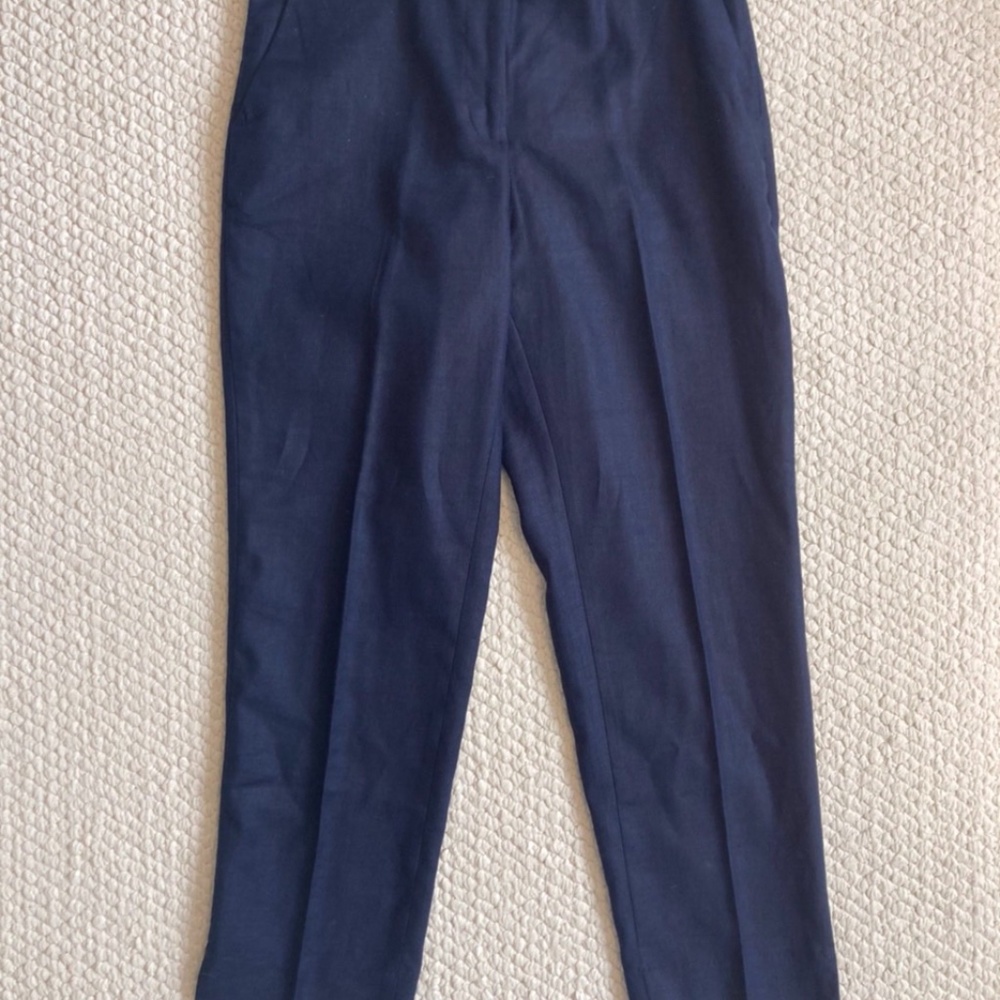 J. Crew Linen Pants - Navy - Size 8
